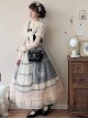 Sweet Lover Series Versatile Black Checkered Pattern Exquisite Straps Bowknot Classic Lolita Crossbody Bag