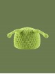 Bare Little Ant Antenna Green Kawaii Fashion Protection Funny Winter Warm Woolen Yarn Hat