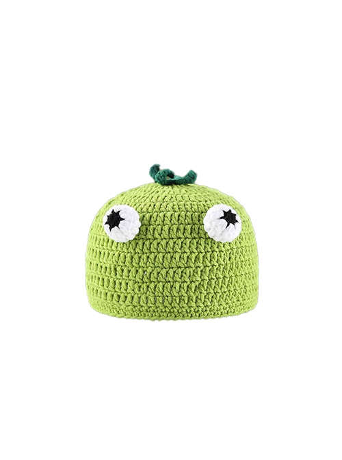 Winter Melon Head Kawaii Fashion Protection Winter Warm Funny Simple Versatile Woolen Yarn Hat