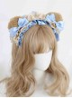 Plush Brown Bear Ears Kawaii Versatile Sweet Lolita Small Bell Satin Bowknot Ruffles Headband