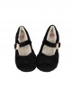 Hug Bear Plush Version Series Soft Fall Winter Cute Bowknot Sweet Lolita Comfortable Low Heels Mary Jane Shoes