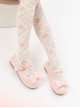 Hug Bear Plush Version Series Soft Fall Winter Cute Bowknot Sweet Lolita Comfortable Low Heels Mary Jane Shoes