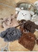 Autumn Winter Japanese Style Cute Lamb Wool Kawaii Fashion Cartoon Big Eared Puppy Lolita Leg Covers