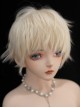 Japanese Style Light Linen Golden Youthful Feeling Fluffy Daily Short Hair Ouji Fashion Wig