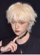 Japanese Style Light Linen Golden Youthful Feeling Fluffy Daily Short Hair Ouji Fashion Wig