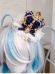 European Retro Gorgeous Noble Palace Style Pearl Bowknot Classic Lolita Headdress Hairpin Crown