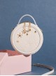 Miffy Starry Sky Korean Version Girls Versatile Casual Kawaii Fashion White Shoulder Crossbody Round Bag