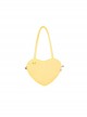 Cute Versatile Student Heart Shape Sweet Lolita Kawaii JK Uniform Love Shoulder Bag