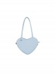 Cute Versatile Student Heart Shape Sweet Lolita Kawaii JK Uniform Love Shoulder Bag