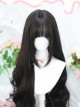 Sycamore Series Elegant Japanese Style Straight Bangs Long Curly Hairstyle Sweet Lolita Wig