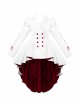 Heart Of Mary Series White Elegant Short Front Long Back Classic Lolita Slim Fit Long Sleeves Palace Style Improved Coat