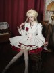 Heart Of Mary Series White Elegant Short Front Long Back Classic Lolita Slim Fit Long Sleeves Palace Style Improved Coat