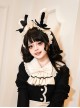 Rabbit And Alice Series Lace Ruffles Sweet Lolita Bowknot Cute Plush Bunny Ears Headband