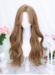 Misfortune Series Fluffy Versatile Elegant Mid Split Long Curly Blond Hair Classic Lolita Golden Wig