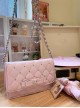 Love Heartbeat Series Sweet Rhinestone Bowknot Elegant Classic Lolita Crossbody Lozenge Chain Bag