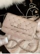 Love Heartbeat Series Sweet Rhinestone Bowknot Elegant Classic Lolita Crossbody Lozenge Chain Bag