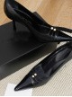 Mature Sexy Lady Vintage Retro Classic Lolita Elegant Black Pointed Shallow Mouth High Heels Shoes Stilettos