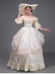 Champagne Color Ruffles Victorian French Lady Drama Performance Palace Lolita Prom Elegant Off Shoulder Dance Dress