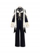 Prayer Series Medieval Handsome Holy Priesthood Cross Pendants Ouji Fashion Shirt Lapel Coat Pants Set