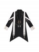 Prayer Series Medieval Handsome Holy Priesthood Cross Pendants Ouji Fashion Shirt Lapel Coat Pants Set