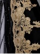 Royal Princess Noble Black Elegant Gorgeous Lolita Prom High Waist Puff Sleeves Long Dress