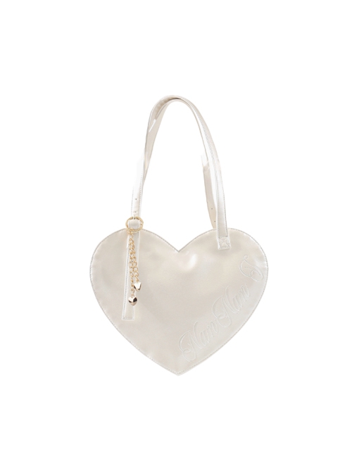 Little Pancakes Series Cute Heart Shape Sweet Lolita JK Uniform Versatile Daily Handbag