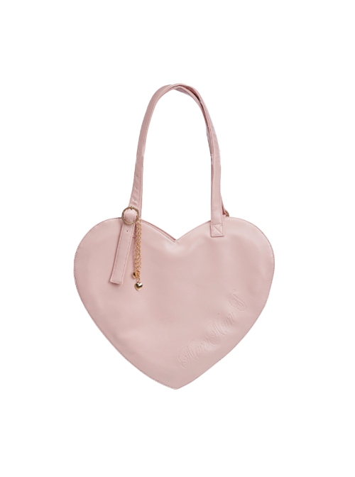 Medium Pancakes Series Versatile Daily Cute Heart Shape Sweet Lolita JK Uniform Portable Bag