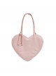 Medium Pancakes Series Versatile Daily Cute Heart Shape Sweet Lolita JK Uniform Portable Bag