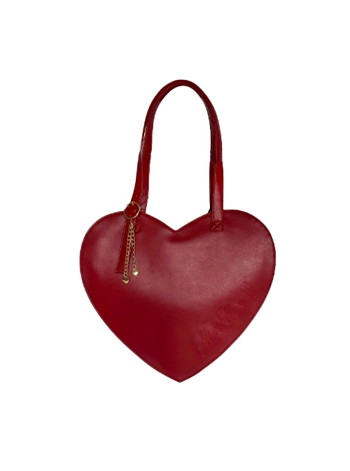 Medium Pancakes Series Versatile Daily Cute Heart Shape Sweet Lolita JK Uniform Portable Bag