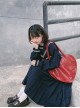 Medium Pancakes Series Versatile Daily Cute Heart Shape Sweet Lolita JK Uniform Portable Bag