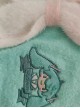 Miku Co-Branded Kawaii Fashion Soft Girl Loose Green Sailor Collar Bunny Ears Sweater