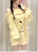 Sanrio Co-Branded Cute Cartoon Kawaii Fashion Fall Winter Lazy Casual Long Sweater Dress