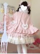 Autumn Winter Japanese Style Warm Thick Fleece Kawaii Sweet Lolita Cute Girl Bunny Ears Cape