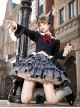 Eternal Night Banquet Series Sweet Cool Cute Lace Embroidery Gothic Lolita Gray Ruffle Fluffy Ballet Short Skirt