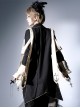 Prayer Series Retro Black Ouji Fashion Church Priest Holy Cross Lolita Lapel Suit Tuxedo Coat