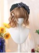 Chestnut Series Milk Champagne Color Curly Hair Straight Bangs Sweet Lolita Cute Short Wig