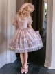 Dreamland Amusement Park Series Gorgeous Fish Bone Waist Round Neckline Sweet Lolita Puff Sleeves Princess Dress