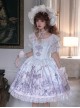 Dreamland Amusement Park Series Gorgeous Fish Bone Waist Round Neckline Sweet Lolita Puff Sleeves Princess Dress