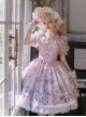 Dreamland Amusement Park Series Gorgeous Fish Bone Waist Round Neckline Sweet Lolita Puff Sleeves Princess Dress