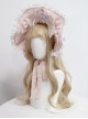 Dreamland Amusement Park Series Gorgeous Fairy Tale Style Lace Mesh Bowknot Sweet Lolita Bonnet