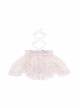 Dreamland Amusement Park Series Pretty Pony Chiffon Bowknot Sweet Lolita Apron Overskirt