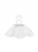 Dreamland Amusement Park Series Pretty Pony Chiffon Bowknot Sweet Lolita Apron Overskirt