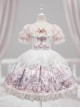 Dreamland Amusement Park Series Pretty Pony Chiffon Bowknot Sweet Lolita Apron Overskirt