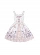 Dreamland Amusement Park Series Gorgeous Lace Bowknot Carousel Ferris Wheel Print Sweet Lolita Sleeveless Dress