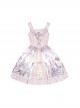 Dreamland Amusement Park Series Gorgeous Lace Bowknot Carousel Ferris Wheel Print Sweet Lolita Sleeveless Dress