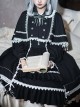 Humanoid Night Series Cute Retro British Style Doll Sense Classic Lolita Elegant Nuns Lace Short Cloak