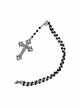 Humanoid Night Series Retro Doll Sense Classic Gothic Lolita Versatile Cross Pendant Bead Necklace