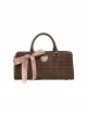 Sweet Chocolate Series Elegant Versatile Commuting French Style Classic Lolita Baguette Bag