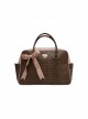 Sweet Chocolate Series Elegant Large Capacity Commuting Classic Lolita Rectangle Shape Fitness Travel Bag