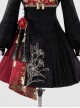 Monster Catcher Series Chinese Style New Years Brocade Classic Lolita Short Coat Sleeveless Dress Skirt Leg Covers Set